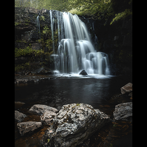 East Gill Force waterfall in the Yorkshire Dales.